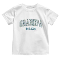 Promoted To Grandpa Est 2026 Toddler T Shirt Camo Fishing New Grandpa Gift