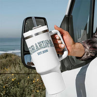 Promoted To Grandpa Est 2026 Tumbler With Handle Camo Fishing New Grandpa Gift