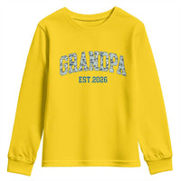 Promoted To Grandpa Est 2026 Youth Sweatshirt Camo Fishing New Grandpa Gift