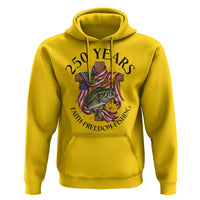 Faith Freedom Fishing Hoodie 250 Years Of Christian Fish Hunting