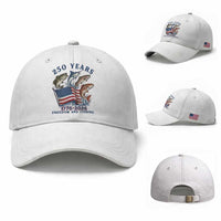 Freedom And Fishing Baseball Cap Patriotic American Flag Fisherman Gift