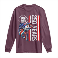 Vintage USA 250th Anniversary Crawfish Patriotic Gift Long Sleeve Shirt