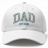 Promoted To Dad Est 2026 Baseball Cap Camo Fishing New Dad Gift
