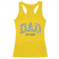 Promoted To Dad Est 2026 Racerback Tank Top Camo Fishing New Dad Gift