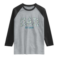 Promoted To Dad Est 2026 Raglan Shirt Camo Fishing New Dad Gift