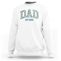 Promoted To Dad Est 2026 Sweatshirt Camo Fishing New Dad Gift