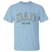Promoted To Dad Est 2026 T Shirt Camo Fishing New Dad Gift