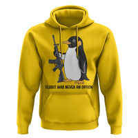 Funny Penguin Lover Gift Hoodie Flight Was Never An Option