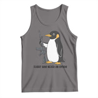 Funny Penguin Lover Gift Tank Top Flight Was Never An Option