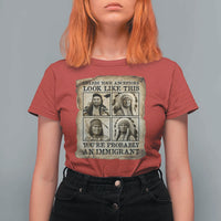 Indigenous Peoples Day T Shirt For Women Unless Your Ancestors Look Like This Youre Immigrant