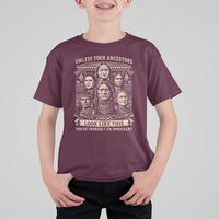 Native American Pride T Shirt For Kid Unless Your Ancestors Look Like This Youre Immigrant