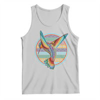 Colorful Geometric Tribal Hummingbird Tank Top Southwest Pattern Graphic
