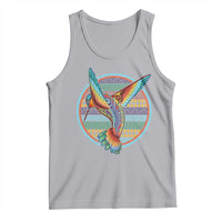 Colorful Geometric Tribal Hummingbird Tank Top Southwest Pattern Graphic
