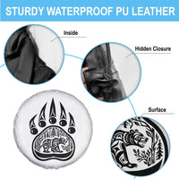 Native Inspired Alaska Grizzly Bear Spare Tire Cover Pacific Northwest Pride