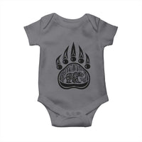 Native Inspired Alaska Grizzly Bear Baby Onesie Pacific Northwest Pride