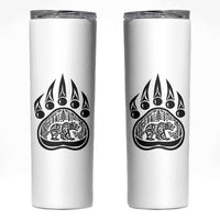 Native Inspired Alaska Grizzly Bear Skinny Tumbler Pacific Northwest Pride