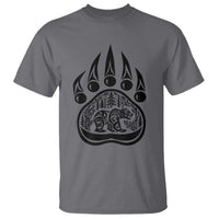 Native Inspired Alaska Grizzly Bear T Shirt Pacific Northwest Pride