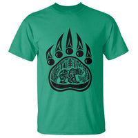 Native Inspired Alaska Grizzly Bear T Shirt Pacific Northwest Pride