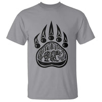 Native Inspired Alaska Grizzly Bear T Shirt Pacific Northwest Pride