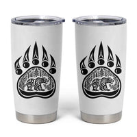 Native Inspired Alaska Grizzly Bear Tumbler Cup Pacific Northwest Pride