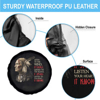 Listen To The Wind Listen To The Silence Spare Tire Cover Native American Wisdom
