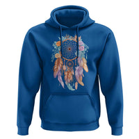 Dream Catcher Colorful Boho Floral Feather Graphic Hoodie