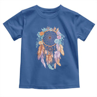 Dream Catcher Colorful Boho Floral Feather Graphic Toddler T Shirt