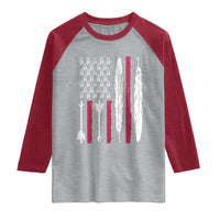 Vintage Native American Flag Raglan Shirt Dreamcatcher And Feather Graphic