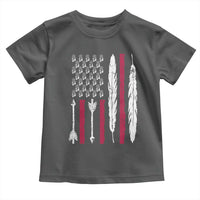 Vintage Native American Flag Toddler T Shirt Dreamcatcher And Feather Graphic