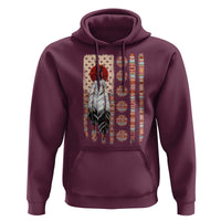Proud Native American Flag Hoodie Tribal Sunflower Indigenous Peoples Day Gift