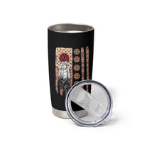 Proud Native American Flag Tumbler Cup Tribal Sunflower Indigenous Peoples Day Gift
