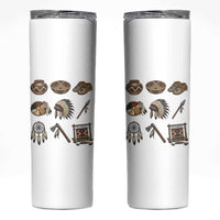 Indigenous Cultural Artifacts Skinny Tumbler Native American Heritage Graphic