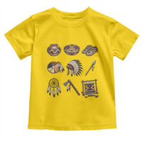 Indigenous Cultural Artifacts Toddler T Shirt Native American Heritage Graphic