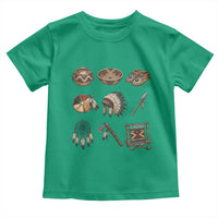 Indigenous Cultural Artifacts Toddler T Shirt Native American Heritage Graphic