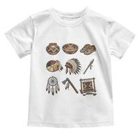 Indigenous Cultural Artifacts Toddler T Shirt Native American Heritage Graphic