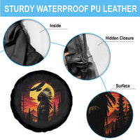 Vintage Native American Warrior Spare Tire Cover Indigenous Heritage Pride