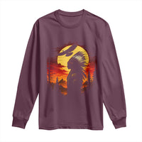 Vintage Native American Warrior Long Sleeve Shirt Indigenous Heritage Pride