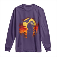 Vintage Native American Warrior Long Sleeve Shirt Indigenous Heritage Pride