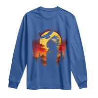 Vintage Native American Warrior Long Sleeve Shirt Indigenous Heritage Pride