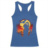 Vintage Native American Warrior Racerback Tank Top Indigenous Heritage Pride
