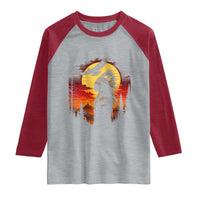 Vintage Native American Warrior Raglan Shirt Indigenous Heritage Pride