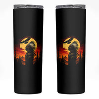 Vintage Native American Warrior Skinny Tumbler Indigenous Heritage Pride