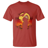 Vintage Native American Warrior T Shirt Indigenous Heritage Pride