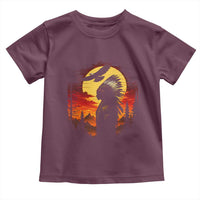 Vintage Native American Warrior Toddler T Shirt Indigenous Heritage Pride