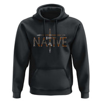 Western Style Tribal Feather Hoodie Vintage Boho Graphic