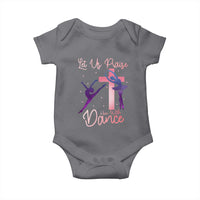 Christian Ballet Baby Onesie Let Us Praise Him With Dance Faith Inspired Art - Wonder Print Shop