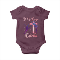 Christian Ballet Baby Onesie Let Us Praise Him With Dance Faith Inspired Art - Wonder Print Shop