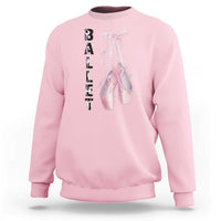 Ballerina Pointe Shoes Sweatshirt Gift For Cute Ballet Girl - Wonder Print Shop