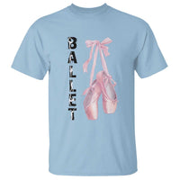 Ballerina Pointe Shoes T Shirt Gift For Cute Ballet Girl - Wonder Print Shop