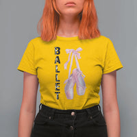 Ballerina Pointe Shoes T Shirt For Women Gift For Cute Ballet Girl - Wonder Print Shop